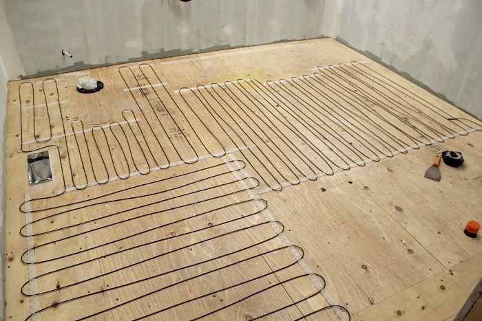 Heated Floors Driveways Plumbing, Heater For Bathroom Floor